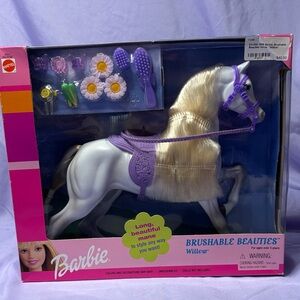Barbie Brushable Beauties Willow Horse with Purple Mane